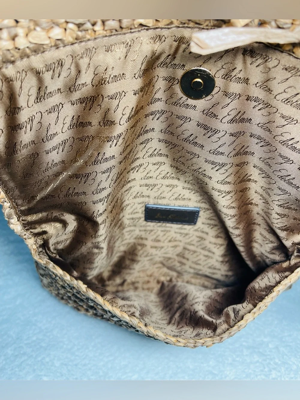 Sam Edelman Raffia Fringe Clutch Crossbody Bag – Brand New With Tags